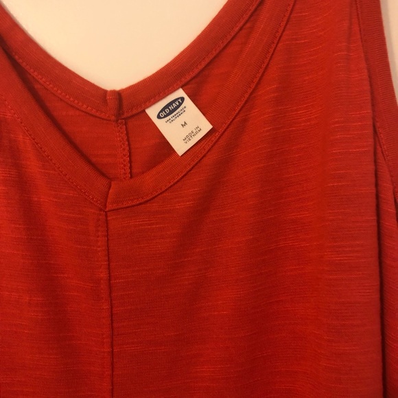 NWT! Red maxi dress-High/low hem. Old Navy - Picture 3 of 4